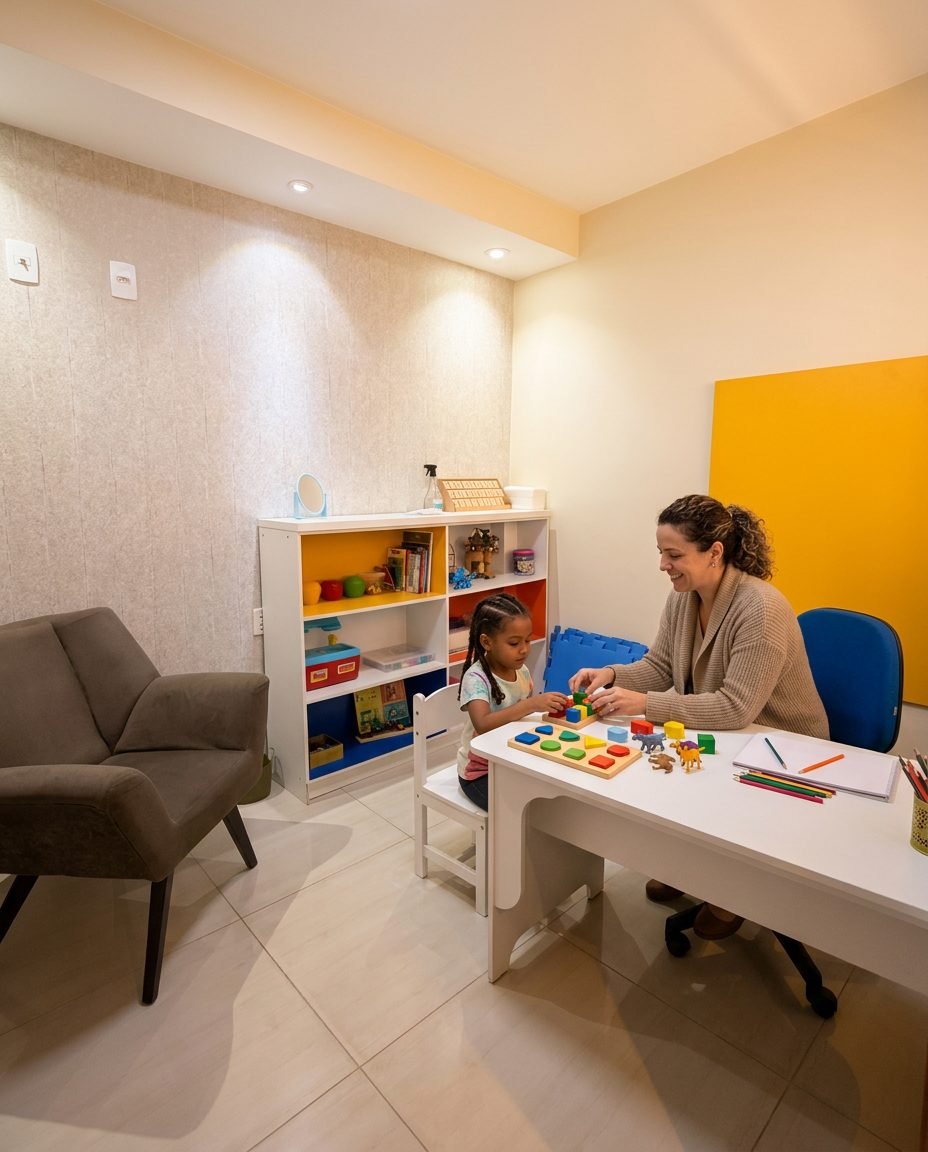Sala de avaliação psicológica infantil