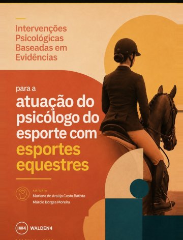 Capa do livro Intervenções Psicológicas Baseadas em Evidências para a atuação do psicólogo do esporte com esportes equestres